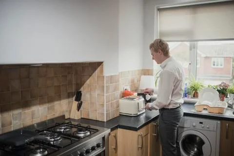 Making Some Breakfast Before Work Photos