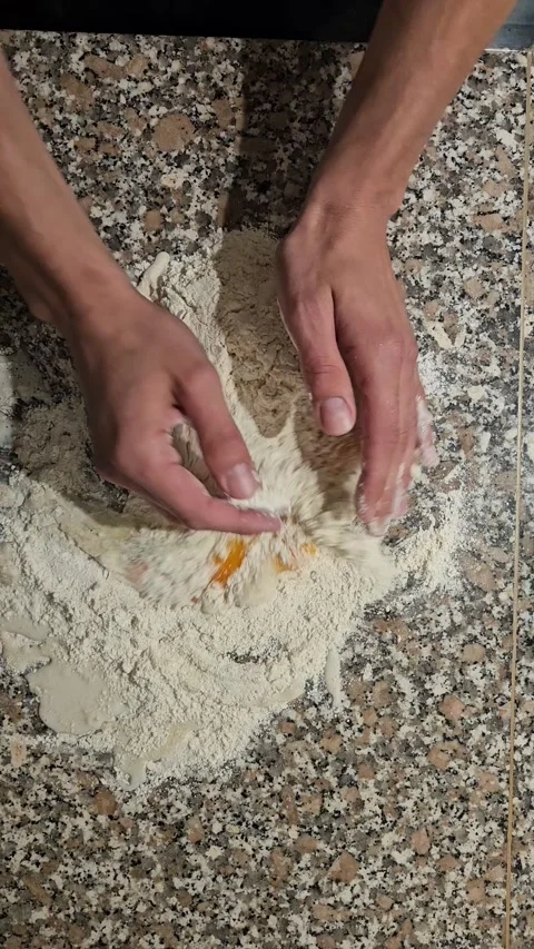 Making some dough Stockbeeldmateriaal 319438746