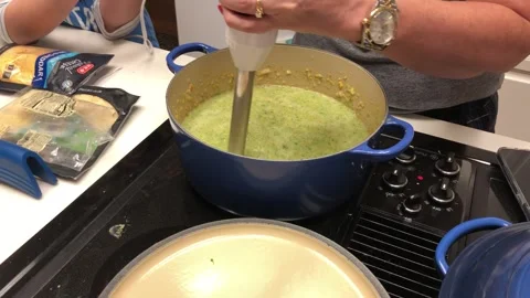 Making soup Stock Footage 249820571