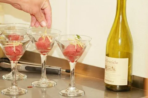 Making Specialty Alcoholic Drinks Stock Photos