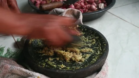 Making spices Stock Footage 205537638