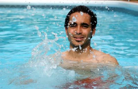 Making a splash Stock Photos