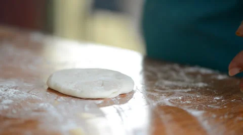 Making of steamed stuffed bun 库存影片 27450025