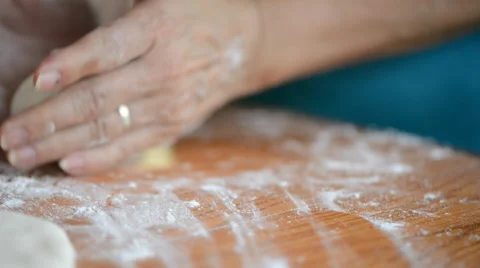 Making of steamed stuffed bun 库存影片 27450059