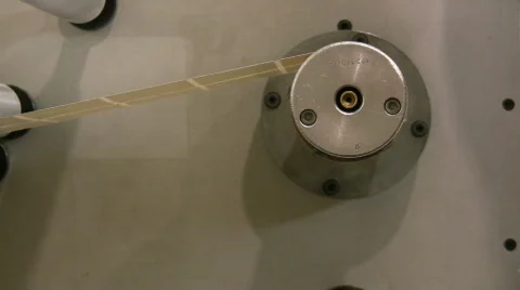 Making of sticky labels Video stock 306268