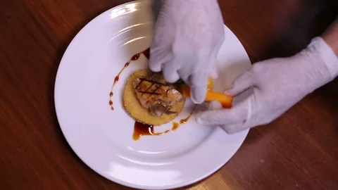 Making Stuffed Chicken Dish Video stock 122793710