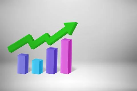 Making success concept. 3d vector banner with copy space Stock Illustration