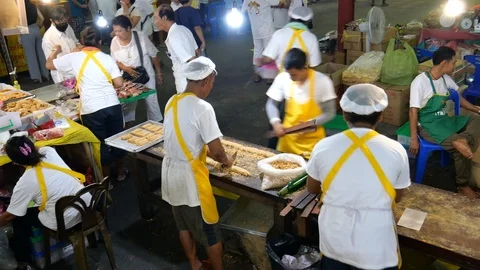 Making sugar peanut bar – Traditional Chinese snack Stock-Footage 118646749