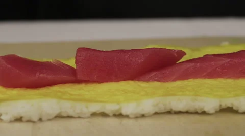 Making Sushi. Stock Footage 53862994