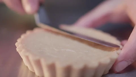 Making a tart Stock Footage 138580941