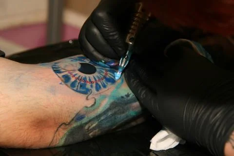 Making A Tattoo Stock Photos