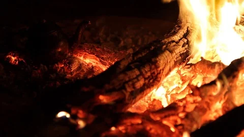 Making tea in the bonfire, Sahara Desert Video stock 108753636