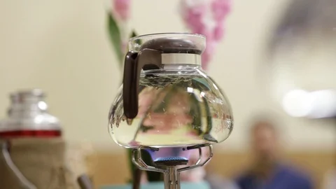 Making tea during a traditional Japanese tea ceremony. Stock Footage 123775384