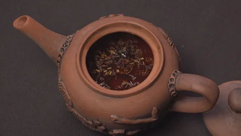 Making Tea Stock Footage 97647441