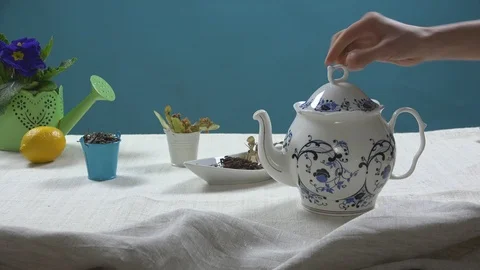Making Tea Stock-Footage 98245034