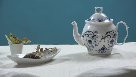 Making Tea Stock Footage 98245403
