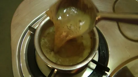 Making Tea In The Traditional Style Stock-Footage 73820926