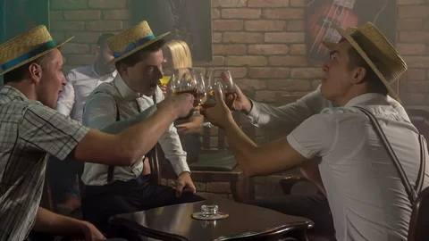 Making a toast Stock Footage 112194511