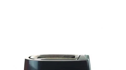 Making a toaster, Brakefast toast Video stock 35152845