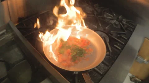 Making Tomato Sauce in Kitchen Stock Footage 41920333