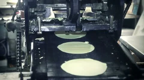 Making tortillas 3 Stock Footage 10749444