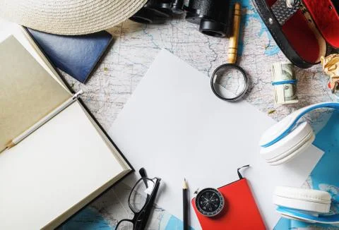 Making travel plan Stock Photos