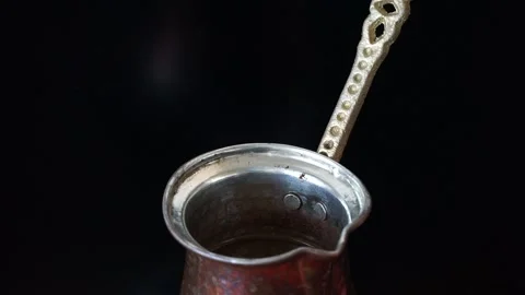 Making of Turkish coffee Stock Footage 142124368