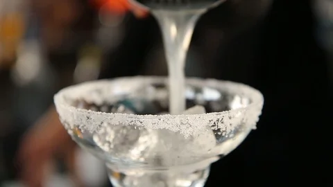 Making an unusual cocktail. Stock Footage 98393502