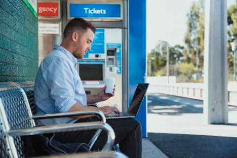 Making Use of His Time Fotos Stock