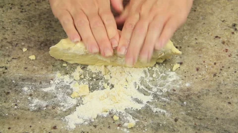 Making Vanilla Cookies 4 Stock Footage 33285942