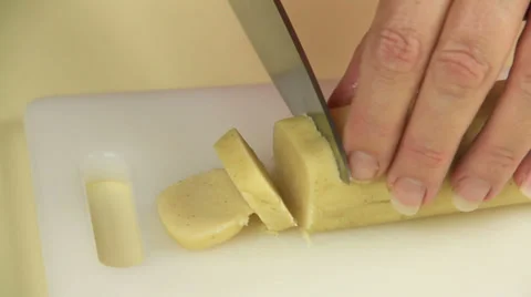 Making Vanilla Cookies 5 Stock Footage 33286803