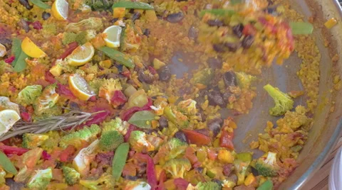Making of Vegan Meal Stock Footage 56005057