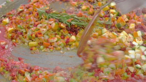 Making of Vegan Meal Stock Footage 56018267