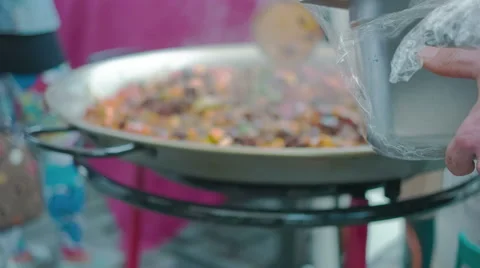 Making of Vegan Meal Stock Footage 56018833