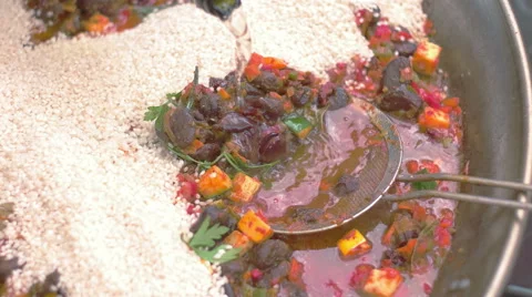 Making of Vegan Meal Stock Footage 56020620