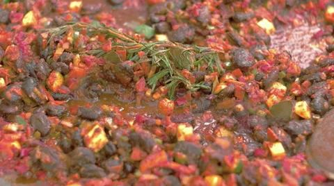 Making of Vegan Meal Stock Footage 56022022