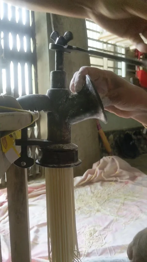 Making Vermicelli 库存影片 182054176