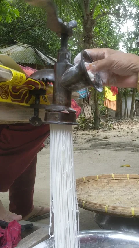 Making Vermicelli  库存影片 183367657
