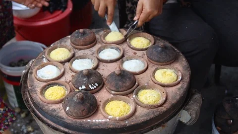 Making Vietnamese Cookies Video stock 91159704