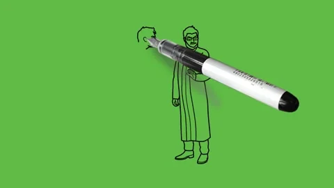 Making view of discussing two men in black, orange, white and blue dress 動画素材 156382736