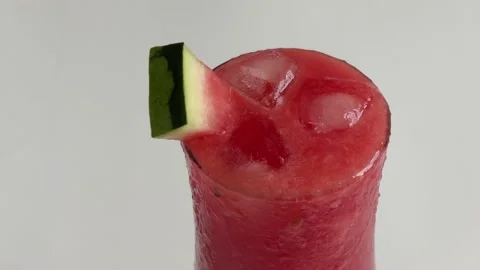 Making watermelon juice Stock Footage 205022190