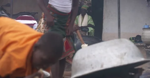 Making Yam Stock Footage 69066993