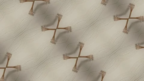 Making zen pattern Stock Footage 253729955