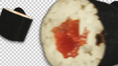 Makis Fly Composition 02 Sushi Japan Stock Footage 55317048