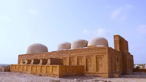 Makli Necropolis 1 Stock Footage 93478985
