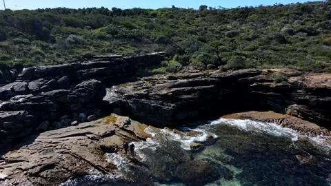 Malabar Headand Rocks side profile Stock-Footage 341780035