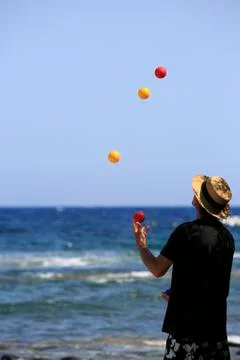 Malabars in front of the beach Stock Photos