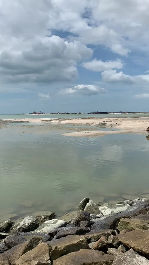 Malacca, Malaysia - 2020/01/22 : Beach Stock Footage 343552548