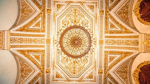 Malachite Hall at the Winter Palace Video stock 73451015