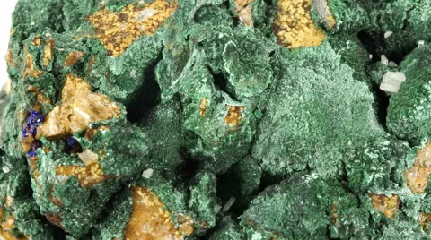 Malachite mineral sample tracking shot. Stock Footage 62764027
